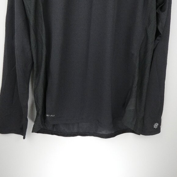 Nike Shirt Mens Large Gray Running Long Sleeve DriFit Stay Cool Ventilated RUN - Picture 5 of 16